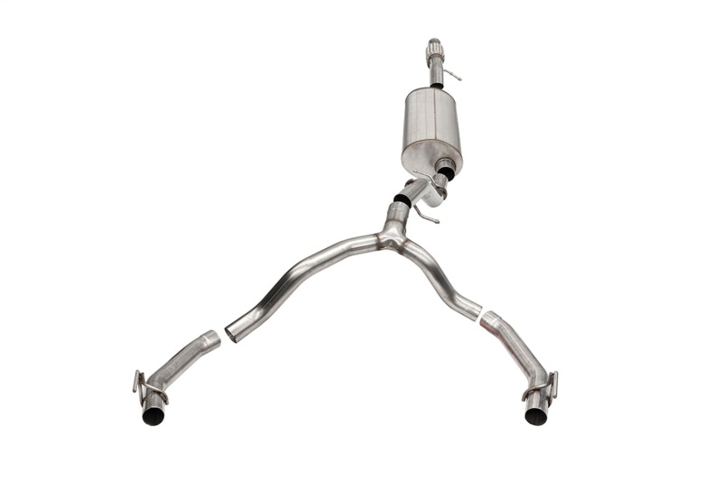 Cadillac Escalade Performance Exhaust - CORSA Performance - Cat Back, Dual Rear Exit, Sport, No Drone RSC Technology - `21-`25